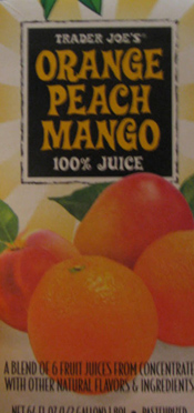 Trader Joe's Orange Peach Mango Juice