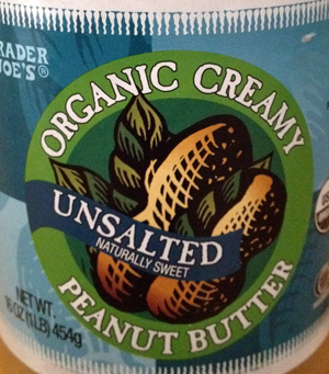 Trader Joe's Organic Creamy Unsalted Peanut Butter