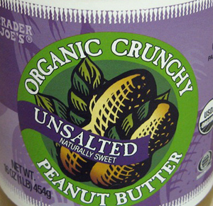 Trader Joe’s Organic Crunchy Unsalted Peanut Butter Reviews