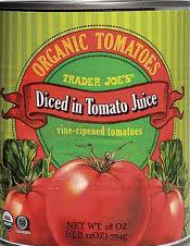 Trader Joe's Organic Diced Tomatoes