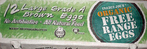 Trader Joe's Organic Free Range Eggs