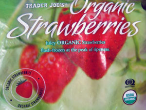 Trader Joe's Organic Frozen Strawberries