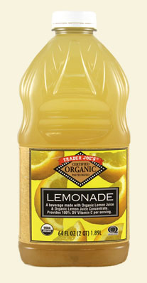 Trader Joe’s Organic Lemonade Reviews