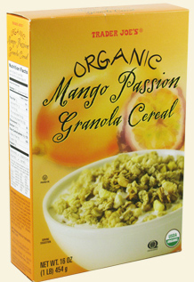 Trader Joe’s Organic Mango Passion Granola Cereal Reviews