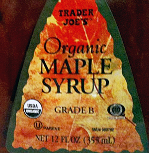 Trader Joe's Organic Grade B Maple Syrup