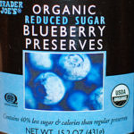 Trader Joe's Organic Reduced Sugar Blueberry Preserves