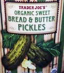 Trader Joe's Organic Sweet Bread & Butter Pickles