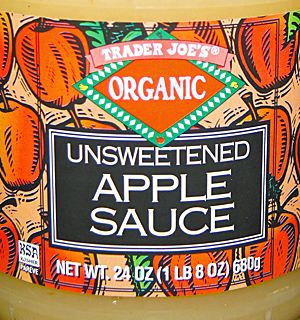 Trader Joe's Organic Unsweetened Apple Sauce