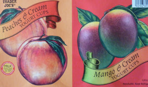 Trader Joe's Mango & Cream/Peaches & Cream Yogurt Cups