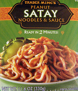 Trader Joe's Peanut Satay Noodles & Sauce