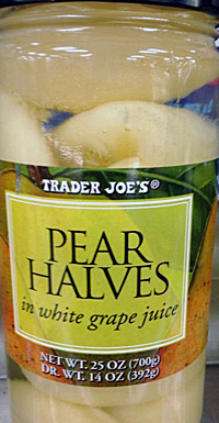 Trader Joe's Pear Halves