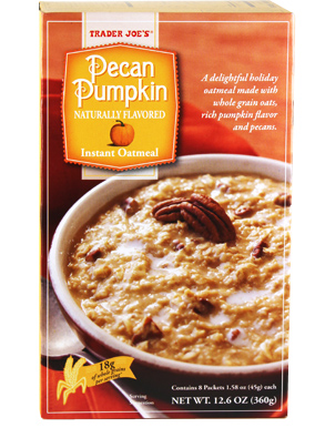 Trader Joe’s Pecan Pumpkin Instant Oatmeal Reviews