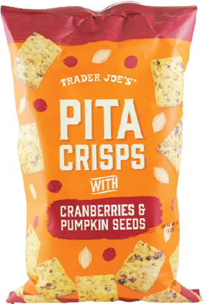 Trader Joe's Pita Crisps with Cranberries & Pumpkin Seeds