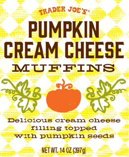 Trader Joe's Pumpkin Cream Cheese Muffins