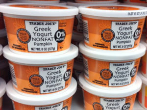 Trader Joe's Nonfat Pumpkin Greek Yogurt