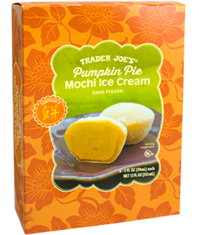 Trader Joe's Pumpkin Pie Mochi Ice Cream