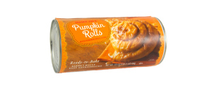 Trader Joe's Pumpkin Rolls with Pumpkin Spice Icing
