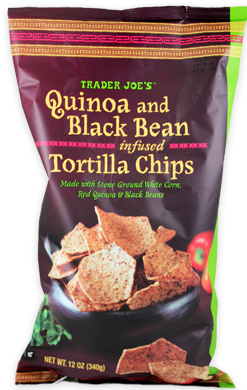 Trader Joe’s Quinoa & Black Bean Infused Tortilla Chips Reviews