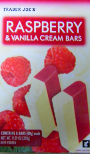 Trader Joe's Raspberry & Vanilla Cream Bars
