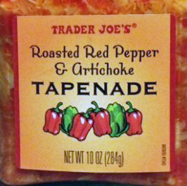 Trader Joe's Roasted Red Pepper & Artichoke Tapenade