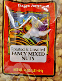 Trader Joe's Roasted & Unsalted Fancy Mixed Nuts