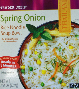 Trader Joe's Spring Onion Rice Noodle Soup Bowl