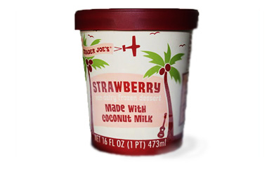 Trader Joe’s Strawberry Coconut Milk Ice Cream Reviews