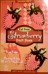 Trader Joe's Strawberry Fruit Floes