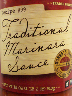 Trader Joe's Traditional Marinara Sauce