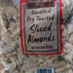 Trader Joe's Unsalted Dry Toasted Sliced Almonds
