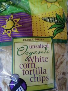 Trader Joe's Unsalted Organic White Corn Tortilla Chips