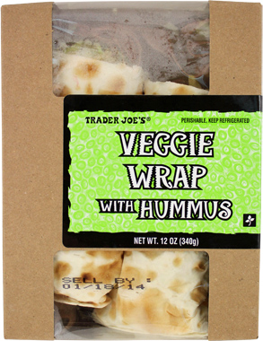 Trader Joe's Veggie Hummus Wrap