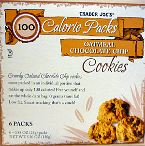 Trader Joe's 100-Calorie Oatmeal Chocolate Chip Cookies