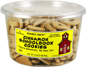 Trader Joe's Cinnamon Schoolbook Cookies