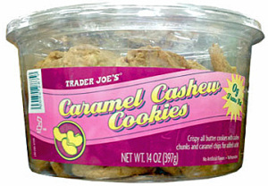 Trader Joe's Caramel Cashew Cookies