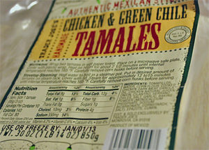 Trader Joe's Chicken & Green Chile Tamales