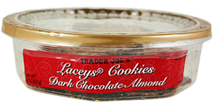 Trader Joe's Dark Chocolate Almond Lacey's Cookies