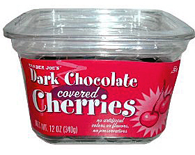 Trader Joe's Dark Chocolate Covered Cherries