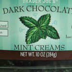 Trader Joe's Dark Chocolate Mint Creams