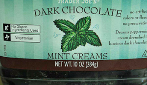 Trader Joe's Dark Chocolate Mint Creams