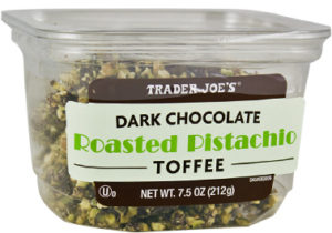 Trader Joe's Dark Chocolate Roasted Pistachio Toffee