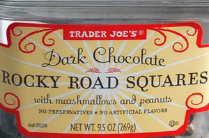 Trader Joe's Dark Chocolate Rocky Road Squares