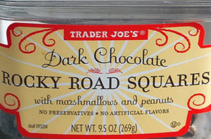 Trader Joe's Dark Chocolate Rocky Road Squares