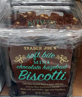 Trader Joe's Mini Chocolate Hazelnut Biscotti