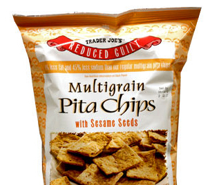 Trader Joe’s Reduced Guilt Multigrain Pita Chips with Sesame Seeds Reviews