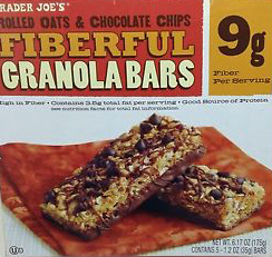 Trader Joe's Chocolate Chip Fiberful Granola Bars