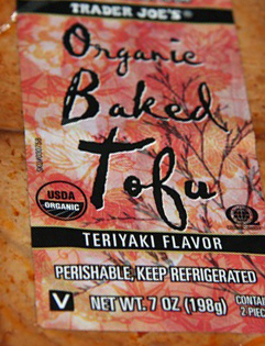 Trader Joe's Organic Baked Tofu Teriyaki Flavor