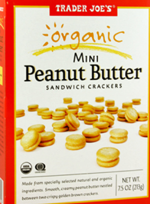Trader Joe's Organic Mini Peanut Butter Sandwich Crackers