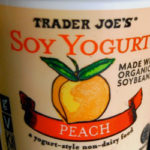 Trader Joe's Peach Soy Yogurt