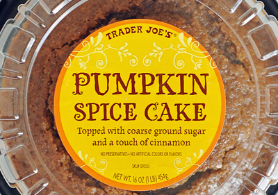 Trader Joe’s Pumpkin Spice Cake Reviews